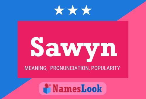 Affiche de nom Sawyn