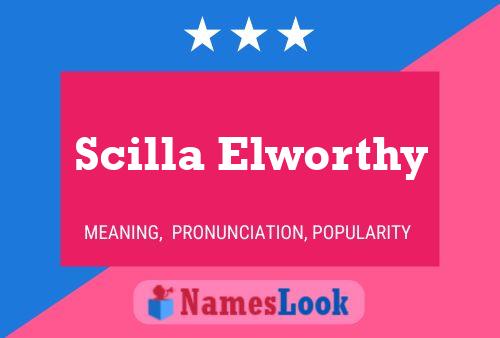 Affiche de nom Scilla Elworthy