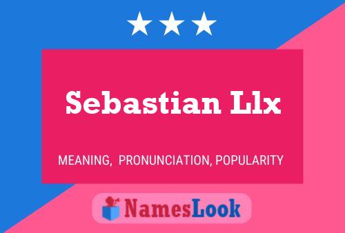 Affiche de nom Sebastian Llx