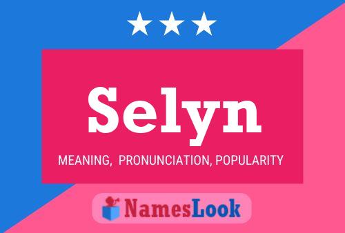 Affiche de nom Selyn