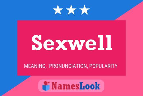 Affiche de nom Sexwell