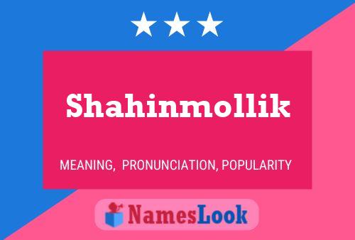 Affiche de nom Shahinmollik