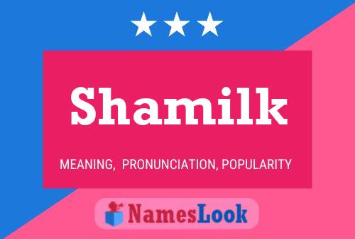 Affiche de nom Shamilk