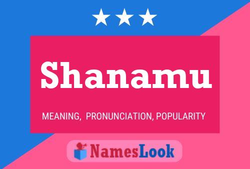 Affiche de nom Shanamu