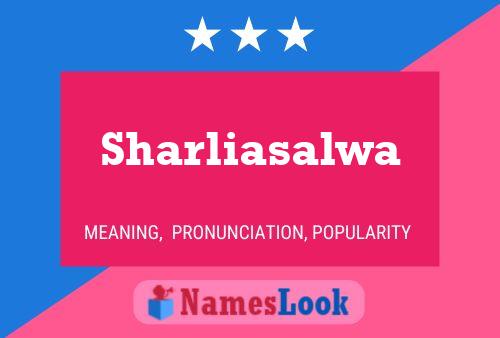 Affiche de nom Sharliasalwa