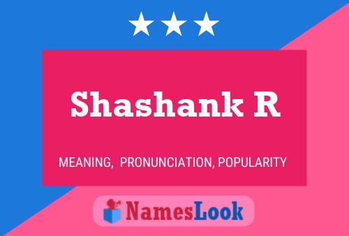 Affiche de nom Shashank R