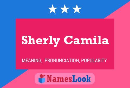 Affiche de nom Sherly Camila