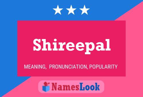 Affiche de nom Shireepal