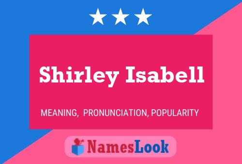 Affiche de nom Shirley Isabell