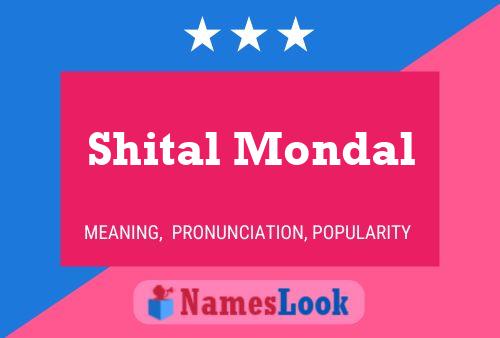 Affiche de nom Shital Mondal