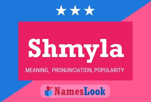 Affiche de nom Shmyla