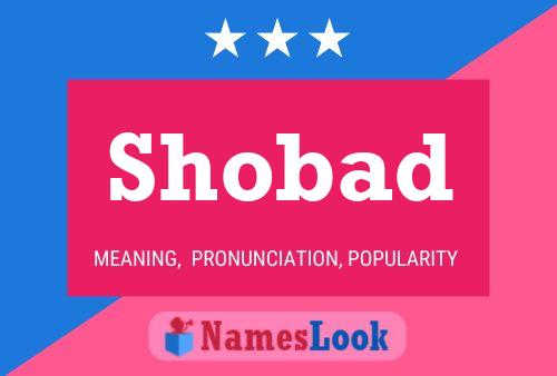 Affiche de nom Shobad