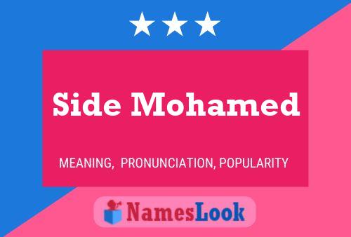 Affiche de nom Side Mohamed