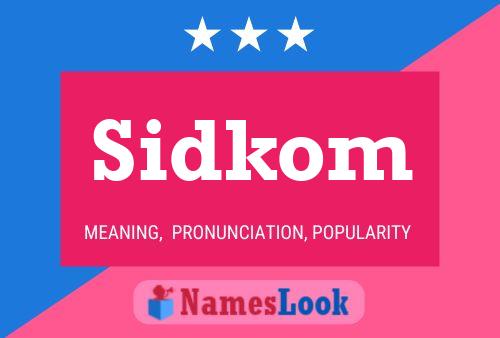 Affiche de nom Sidkom