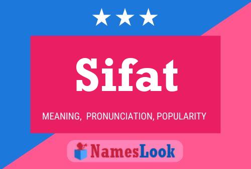 Affiche de nom Sifat