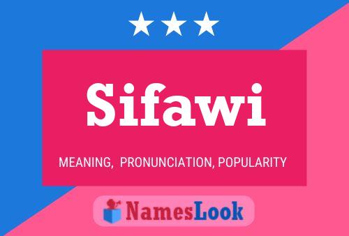 Affiche de nom Sifawi