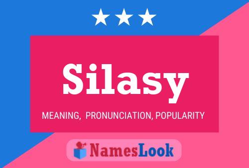 Affiche de nom Silasy