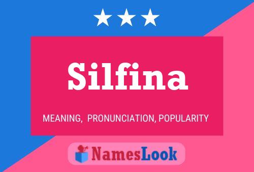 Affiche de nom Silfina