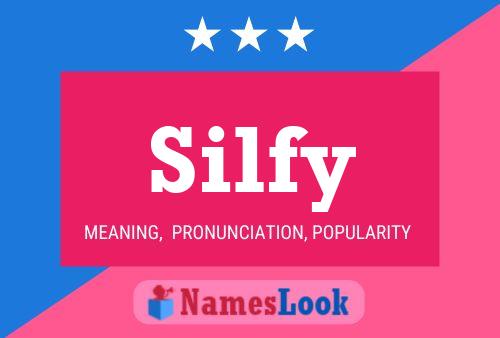 Affiche de nom Silfy