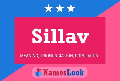 Affiche de nom Sillav