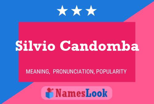 Affiche de nom Silvio Candomba