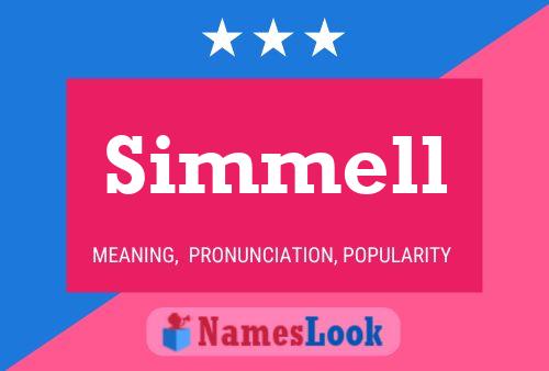 Affiche de nom Simmell