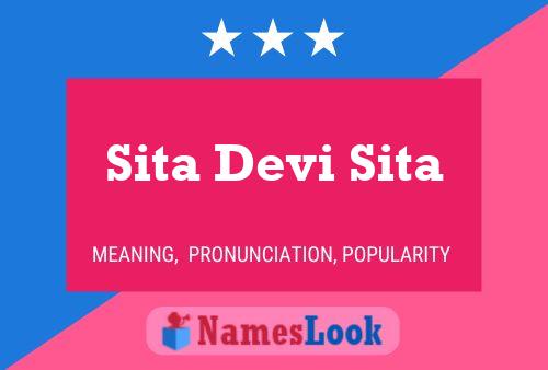 Affiche de nom Sita Devi Sita