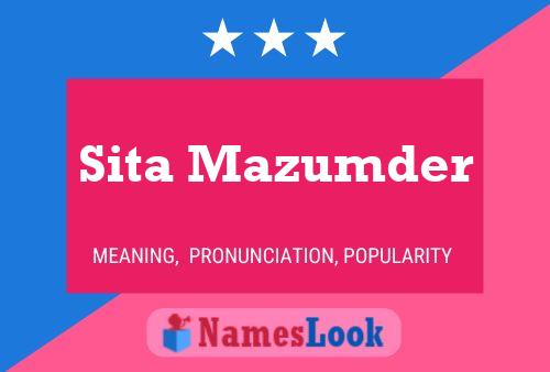 Affiche de nom Sita Mazumder