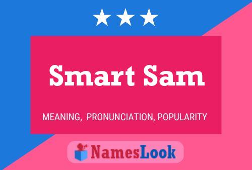 Affiche de nom Smart Sam