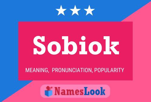 Affiche de nom Sobiok