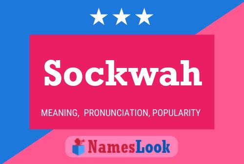 Affiche de nom Sockwah