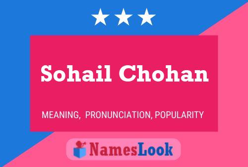 Affiche de nom Sohail Chohan