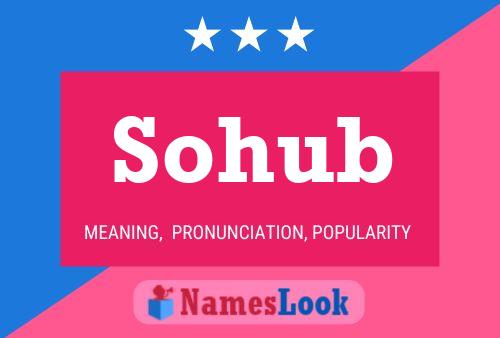 Affiche de nom Sohub