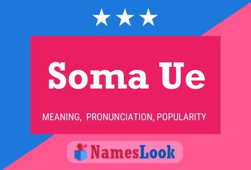 Affiche de nom Soma Ue