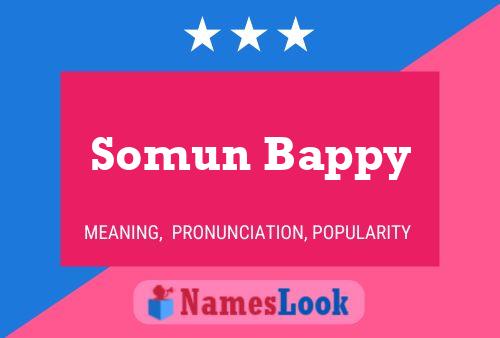 Affiche de nom Somun Bappy