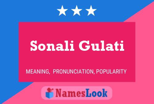 Affiche de nom Sonali Gulati