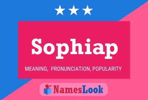 Affiche de nom Sophiap