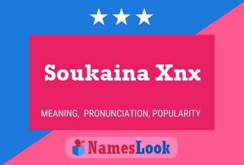 Affiche de nom Soukaina Xnx