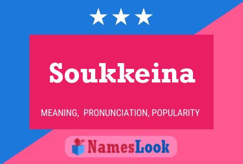 Affiche de nom Soukkeina