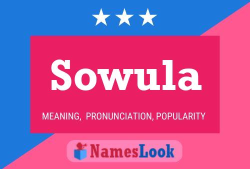 Affiche de nom Sowula