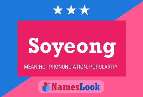 Affiche de nom Soyeong