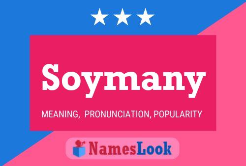 Affiche de nom Soymany