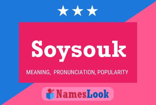 Affiche de nom Soysouk