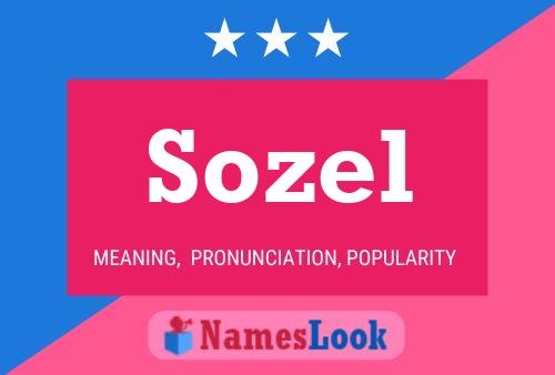 Affiche de nom Sozel