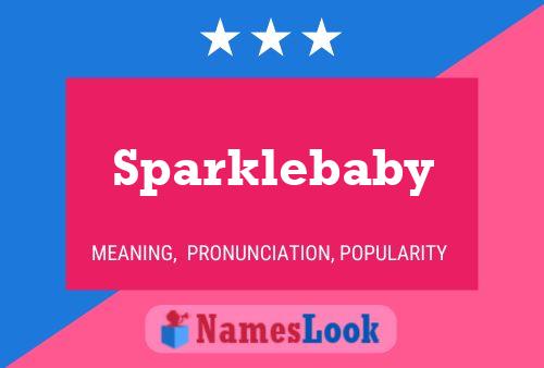 Affiche de nom Sparklebaby