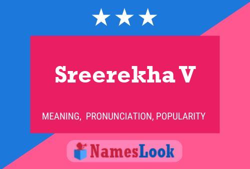 Affiche de nom Sreerekha V