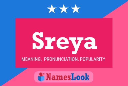 Affiche de nom Sreya