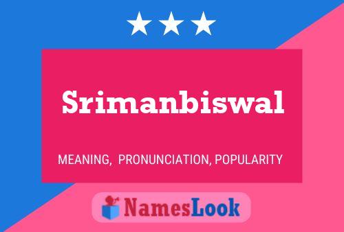 Affiche de nom Srimanbiswal