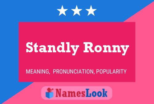 Affiche de nom Standly Ronny