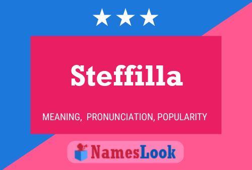 Affiche de nom Steffilla